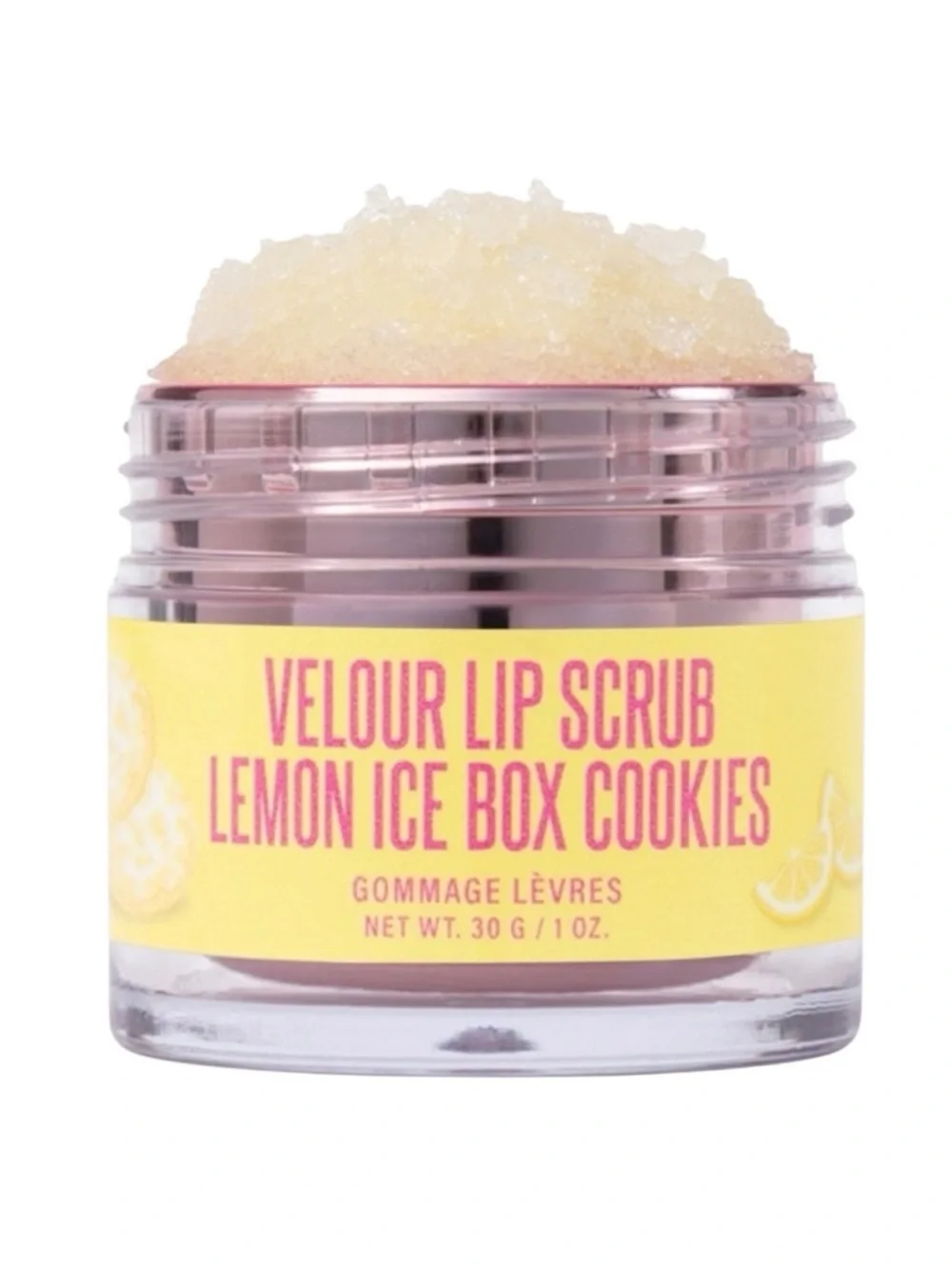 Jeffree Star Velour Lip Scrub Lemon Ice Box Cookies BNIB Vegan 30g Limited Ed